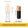 Ruiandsion 4W=40W T4 G9 Halogen Replacement, Dimmable 2200K, AC110-130V, for