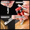Hamans Mini EDC Pry Bar Titanium Bottle Opener Keychain Screwdriver