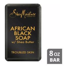 Sheamoisture Jabón En Barra Jabón Negro Africano 8 Oz/230g