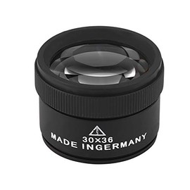 Jewellers Loupe Magnifying Glass, 30X Optics Loupes Watchmaker Eye Loupe Magnifier for Watch Repair, Eye Magnifying Glass for Stamp and Coin Collection
