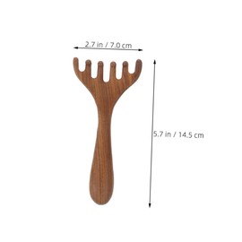 SAFIGLE 2Pcs Scalp Massager Gua Tool Handheld Head Massage Comb for Scalp Soothing Eye Acupoint Relaxation Comfortable Versatile Hair Stimulator