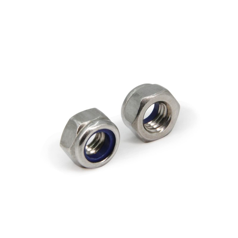 Yeebyee M8 x 1.25 mm Pitch 304 Stainless Steel Self-Locking