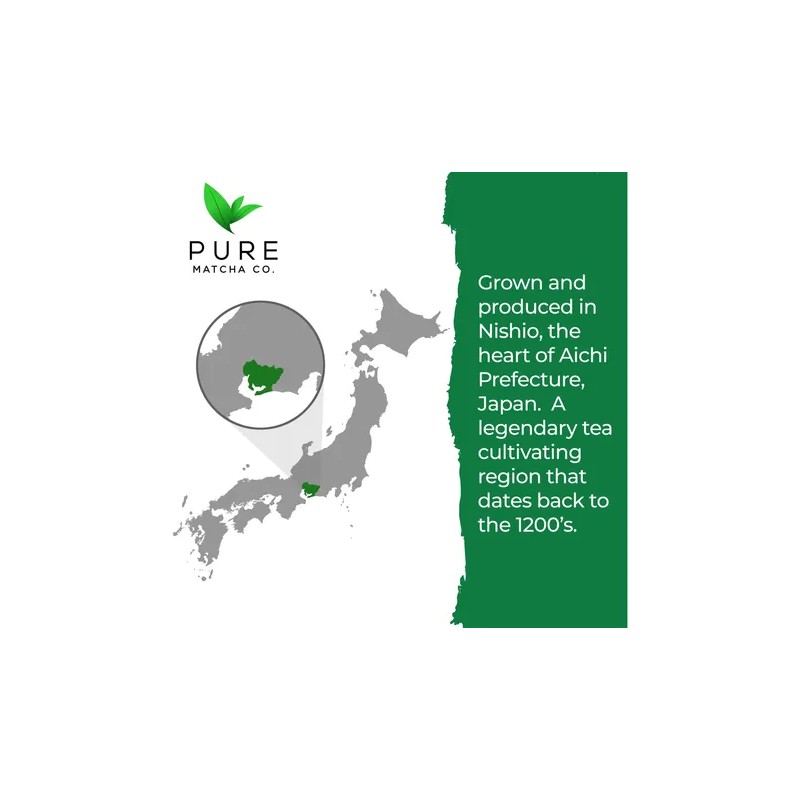 Pure Matcha Té Verde Matcha Orgánico Premium En Polvo 30