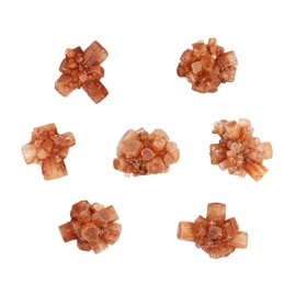 mookaitedecor Set of 3 Natural Aragonite Clusters Irregular Crystal Stones Minerals Stones Crystals Druze for Reiki Healing Home Office Feng Shui Decoration Meditation
