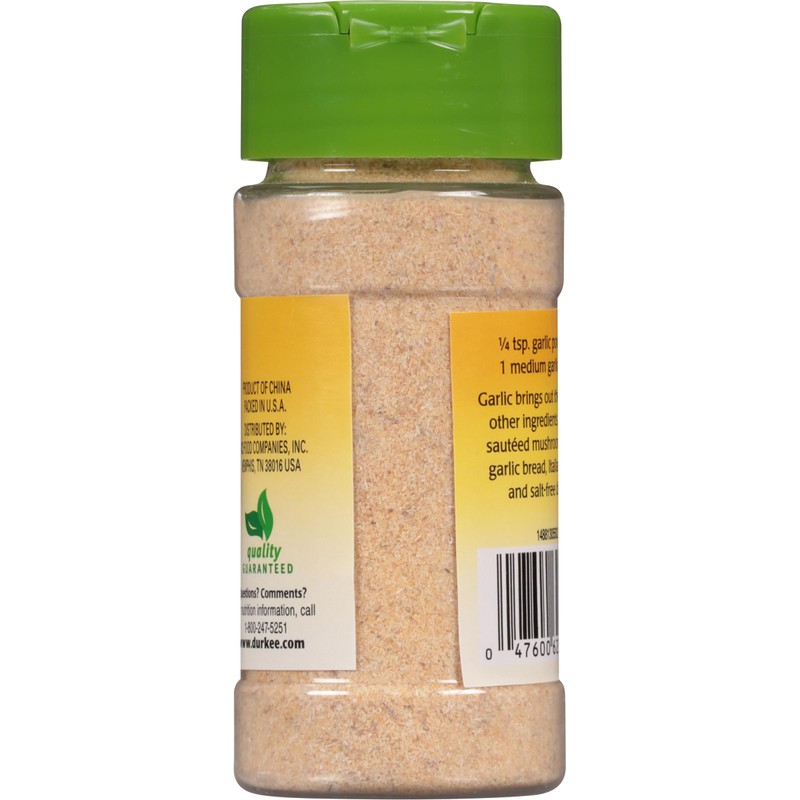 Durkee Garlic Powder, 2.88 Ounce