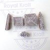 Royal Kraft Ethnic Square and Floral Designs Wood Blocks for