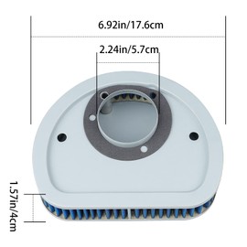 Altamejor Air Filter for Harley Davidson Road King 1999-2015 Electra Glide Heritage Softail Dyna Street Softail Deluxe and Springer Softail 29461-99 HD-1499
