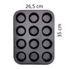 Retoo Muffin Mould, Baking Tray for 12 Muffins, Non-Stick Coating,