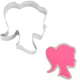 R&M Doll Head Cookie Cutter Stainless Steel 3.5"