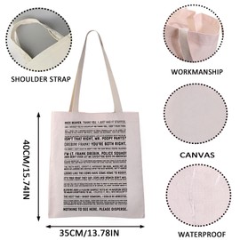 Naked Gun Quote Tote Bag Comedy Movie Gift Movie Merchandise Fans Gift (Naked G tote CA)