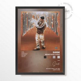 suede Moneysign Suede poster - Colour: Poster, size: 24x36 inch (60cm x 91cm)