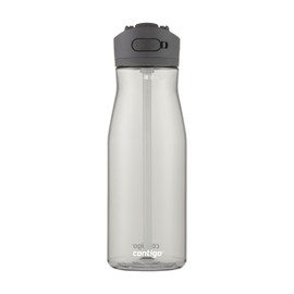 Contigo Ashland 2.0 Water Bottle with Straw and Leak-Proof Locking Lid, BPA-Free Plastic, Dishwasher Safe, Sake, 40 oz (1.18 L)