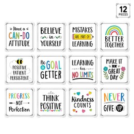 CTP Positive Mindset 10" Cut-Outs Learning Décor Accents for Classroom (Creative Teaching Press 10815)
