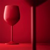 1 PCS 18oz Stainless Steel Matte Wine Glasses Red