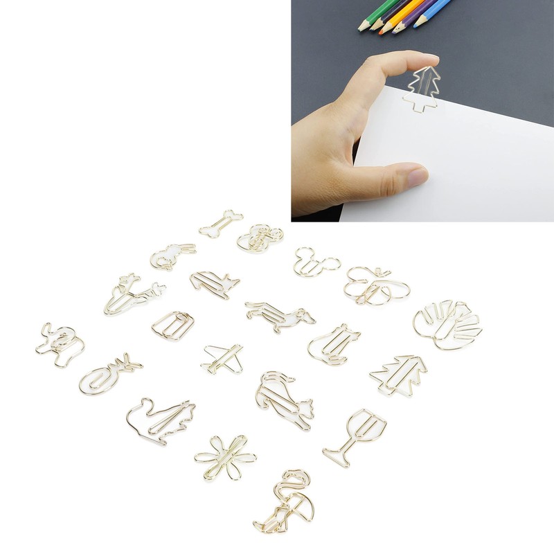 100 Pcs Fancy Paperclips Large Plastic Covered Wire Multi Purpose