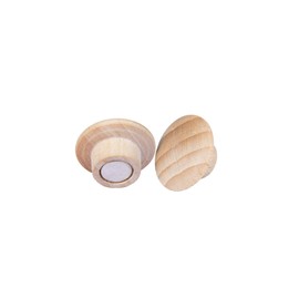 Legamaster 7-181725 Wooden Magnets Neodymium for Whiteboards and Glass Boards Beech 25 mm Pack of 5