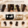 3Pcs Butterfly Claw Clips, 2.8 Inch Medium Hair Clips for