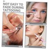 STOBOK 1 Set Refill Eyebrow Pencil Eyebrow Pen Tattoo Stencil