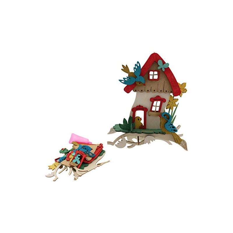 Kuhnert Craft Set, Creative Set, Craft Fun House with Birds