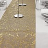 MODERNO Table Runner Table Decoration with Stars in Gold (28
