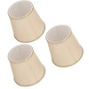 3Pcs Small Lamp Shades Soft Cloth Hand Crafted Safe Design