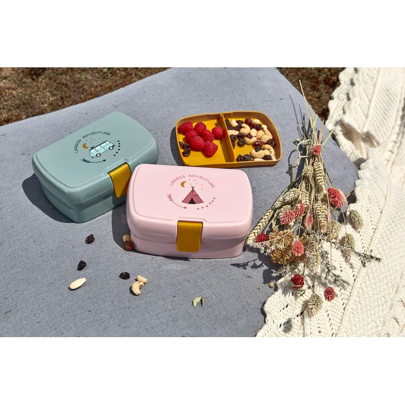 Lässig Children's Lunch Box with Removable Dividers, BPA-Free