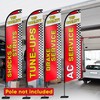 Auto Repair Shop Feather Flag - Flags Automotive Brake Service,