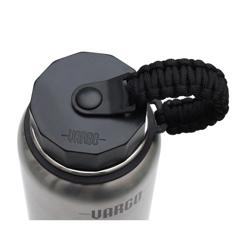 Vargo Stainless Steel para-Bottle, Natural - 1 Liter Capacity