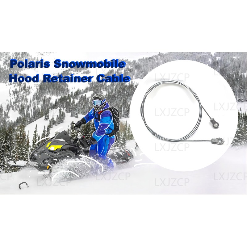 LXJZCP Polaris Snowmobile Hood Retainer Cable, Compatible with Polaris Snowmobile