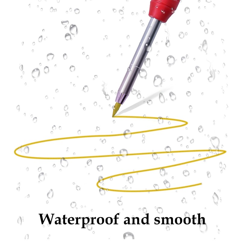 12Pcs 2.8 mm Pencil Replacement Refills, Refills for Carpenters Mark