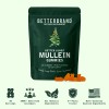 Mullein Lung Detox Gummies for Respiratory Health Pear Flavored Chewable
