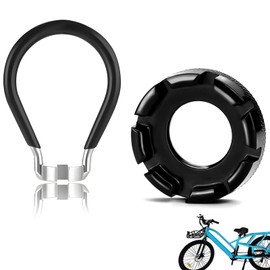 Speichenschlüssel Fahrrad aus Stahl, Speichenspanner - Nippelspanner,Fahrradwerkzeug,für präzise Radspannung, kompatibel 6 Größen 10-15 Gauge Spoke Tool für Fahrrad, Bike