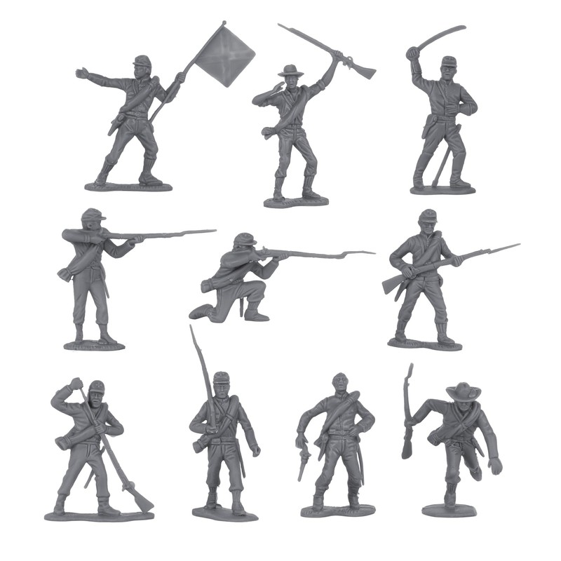 BMC CTS Civil War Battle of Atlanta - 71pc Blue
