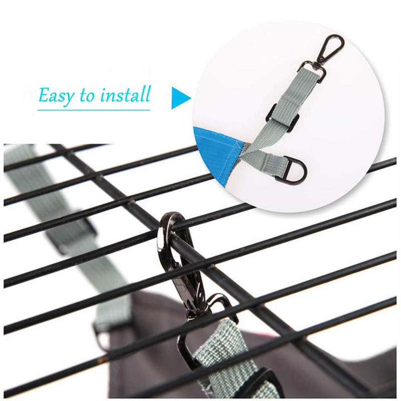 RivenAn Hanging Cat Hammock, Pet Hammock for Cage, Adjustable Cat