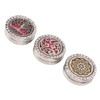 0.9in Diffuser Face Cover Clips Hollow Stainless Steel Magnetic Aromatherapy