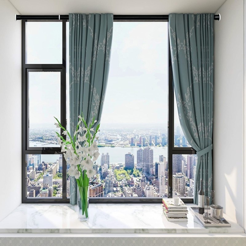 Ginbel Direct Tension Curtain Rod 43 to 122 Inches (3.6