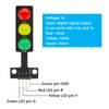 APKLVSR 8 x LED Traffic Light Module, 3.3-5 V, 8