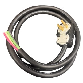 ACDCWIREANDSUPPLY 50 Amp 10-100ft RV/Generator Power Cord N14-50P to Bare Wire Extension Cord - 25 FT