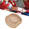 Letter Shaped Piggy Bank Wooden Transparent Panel Portable O Shaped