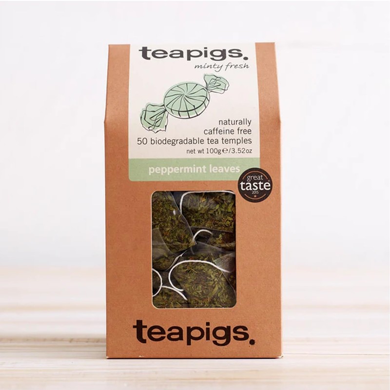Teapigs Peppermint Leaves Tea Bags Made with Whole Leaves (1
