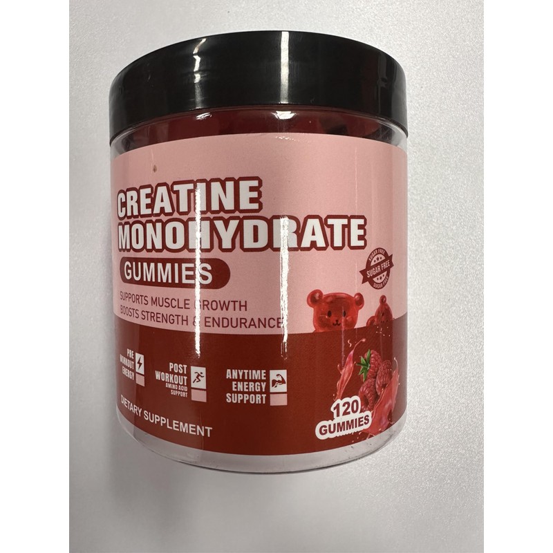 KAOXNU Creatine Monohydrate Gummies for Men & Women 120 CT