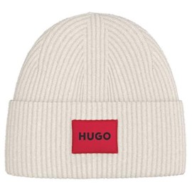 HUGO Women's Saffa_hat Beanie, natural
