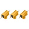 uxcell 3pcs 25W 1.2 Ohm 5% Aluminum Housing Case Resistor,