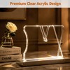 Acrylic Book Stand for Display, Clear 5mm Book Holder, 13.7