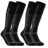 2 Pairs of Ski Socks Men's & Women's Ski Knee