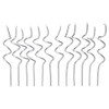 Papyrus Birthday Candles, Silver Swirl (12-Count)