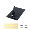 LVPETALIZE Golf Alignment Stick,Golf Trainer Aid Holder Angle Plate,Golf Swing