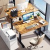 Veken 47.2" Standing Desk Electric, Height Adjustable Sit Stand Up,