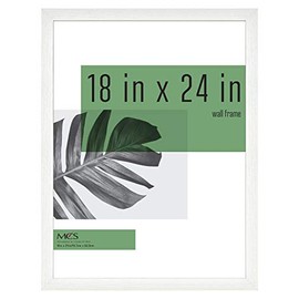MCS Industries Inc 63739 18x24 Inch Studio Gallery, White Woodgrain Frames, 18x24