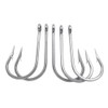 ANNIBBY Extra Strong Big Game Fishing j Hooks 1/0-15/0 Tuna,Alligator,Shark